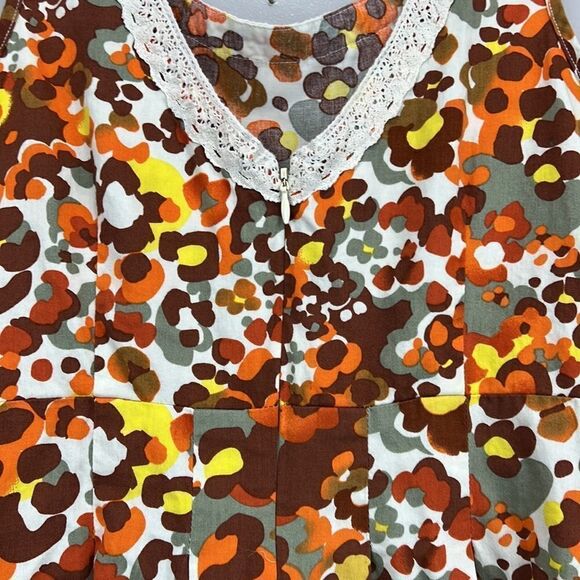 Anthropologie Tulle Multi Colored Floral Print Mini Dress - Picture 4 of 8